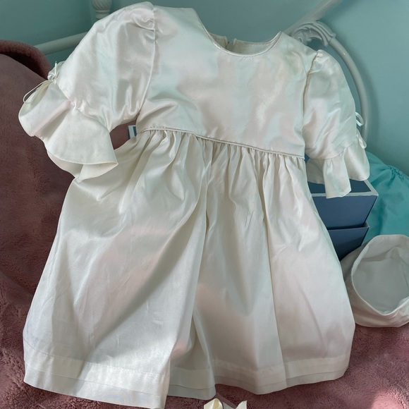 Christening Dress 100% Silk - Picture 1 of 5